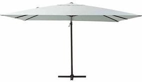 Ombrellone decentrato grigio Aura NATERIAL L 281 x 386.5 cm con telo blu