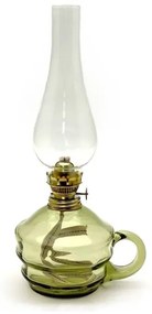 Lampada a petrolio KLÁRA 34 cm verde bosco