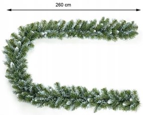 Decorazione di Natale GIRLANDA 260 cm
