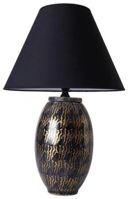 Lampada da tavolo RAMZES 1xE27/40W/230V nera