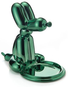 Svuotatasche Cane Palloncino Seduto H. 27 cm - Verde