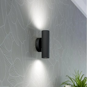 Eglo 902032 - Applique da parete PORTILLO 2xGU10/5W/230V nero