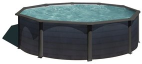 Piscina fuori terra tubolare GRE KIT460GF Ø 4.6 m  H 1.2 m