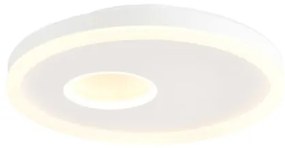 Plafoniera LED ACRYL Ø 40 cm bianco IP20 cct da bianco caldo al bianco neutro, 3900 lumen