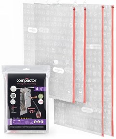 Sacchetti per il vuoto in set da 4 pezzi Hanging Vacuum M/L - Compactor