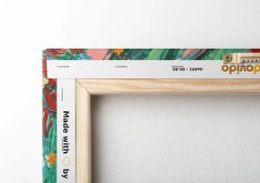 Stampa su tela – Donna e cavallo in pittura ad olio