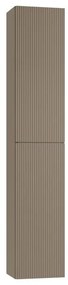 Colonna per mobile bagno Opera 2 ante P 27 x L 30 x H 160 cm laccato opaco nocciola cannettato