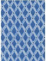 Designers Guild Tapete St John Street Trellis - Ink