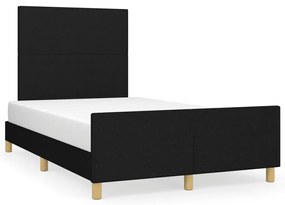 Giroletto Senza Materasso Nero 120x190 Cm İn Tessuto /