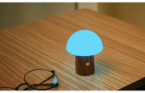 Lampada da tavolo LED bianca/colore naturale scuro (altezza totale 7 cm) Alice Mushroom – Gingko
