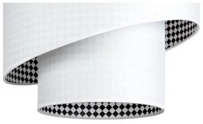 Lampadario su filo LORI 1×E27/60W/230V bianco