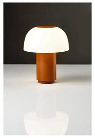Lampada da tavolo dimmerabile a LED in alluminio arancione (altezza 22 cm) Harvest - Zone