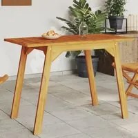 Tavolo da Pranzo da Giardino 110x56x75 cm Legno Massello Acacia 366372