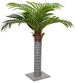 Palma Artificiale 6 Foglie 100 Cm Verde /