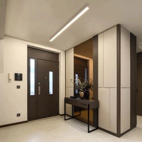 Lampada Lineare LED a Soffitto 65W 200cm Bianca con driver Philips Colore Bianco Variabile CCT