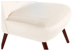 Poltrona in velluto crema Sari - Max Winzer