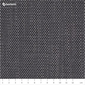 Letto matrimoniale imbottito grigio scuro con contenitore con rete inclusa 180x200 cm Atesio – Meise Möbel