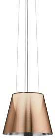 Flos KTribe Suspension 2 Lampada A Sospensione 39 cm a luce diffusa con diffusore esterno Bronzo Alluminizzato