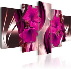 Quadro Fuchsia Evening  Colore Marrone, Dimensioni e Misure 100x50