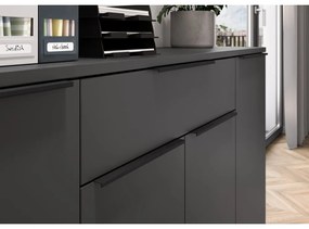 Cassettiera bassa antracite 161x101 cm Mailand - Germania