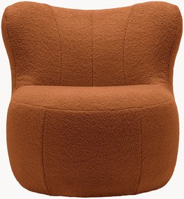Poltrona lounge imbottita arancione freistil173