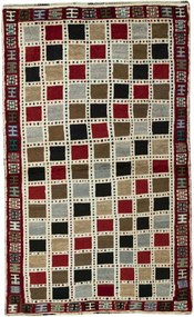 Gabbeh Tappeto 110x180 (Iran) Annodato A Mano