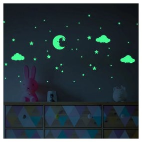 Adesivi murali Luna e Nuvole - Ambiance