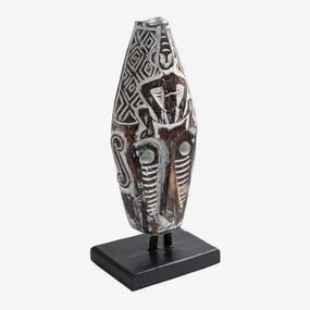 Figura decorativa in legno di Nuba Legno Scuro Vintage - Sklum