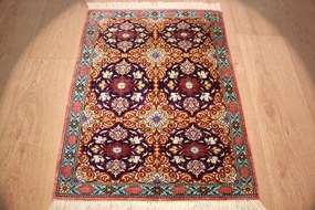 Ghom Tappeto 50 x 80 (Iran) Annodato A Mano