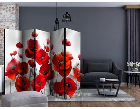 Paravento Poppies in the Moonlight II [Room Dividers]