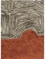 Élitis Carta da parati panoramica Mexicas - Rot /Beige