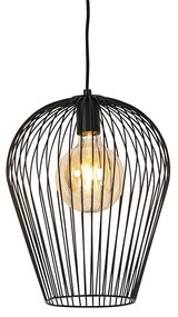 Lampada a sospensione di design nera - Wire Ario