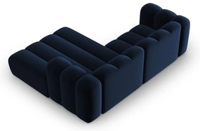 Divano angolare blu scuro ad angolo destro Lupine - Micadoni Home