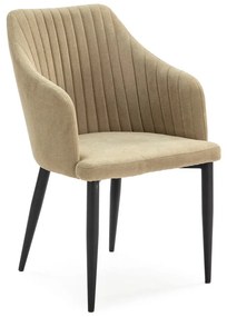 Set di sedie da pranzo verde chiaro in imbottito 2 pz Nadi – Marckeric