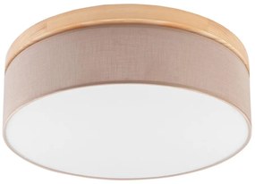 Brilagi - LED Plafoniera BELLADONNA 3xE27/15W/230V beige/pino