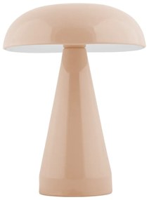 Lampada da tavolo dimmerabile a LED beige con paralume in metallo (altezza 20,5 cm) Rachel - Leitmotiv
