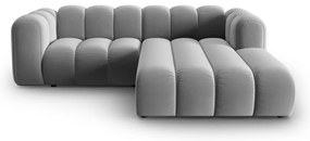 Divano angolare grigio ad angolo destro Lupine - Micadoni Home