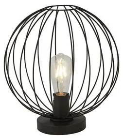 Lampada da tavolo rondo - struttura in filo nero