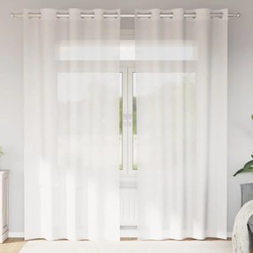 Tende İn Voile Con Occhielli 2 Pz Bianco /