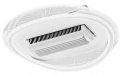 Plafoniera led ventilatore invisibile 48w 4800 lumen bianco d.50x17...