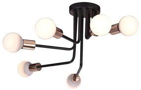 Lampadario a plafone SPILL 6xE27/60W/230V