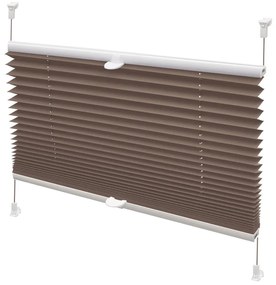 Tenda a pacchetto marrone 42,5x150 cm Plisé Verona – Gardinia