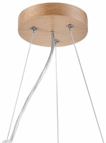 Lampadario a sospensione con filo OAK 2xE27/60W/230V quercia ø 37 cm