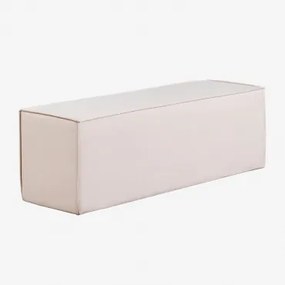 Panca in lino Beniel Beige Lino - Sklum