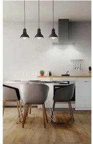 Redo 01-1279 - Lampada a sospensione su cavo PEEP 1xE27/42W/230V Ø 16,5 cm nero