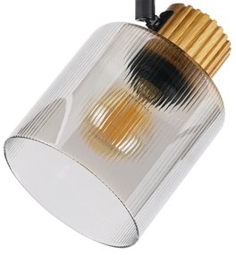 Brilagi - Faretto HYGGE 3xE14/15W/230V nero/fumé