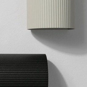 FARO 40528 - Applique SOLE 1xGU10/8W/230V grigio ondulato arrotondato