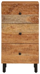 Credenza 40x33x75 cm in legno massello di acacia