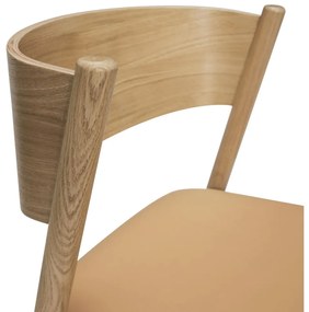 Sedie da pranzo in rovere Oblique - Hübsch