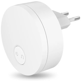 Immax NEO 07779L - Campanello senza fili da inserire nella presa - unità interna 230 V, Wi-Fi, bianco